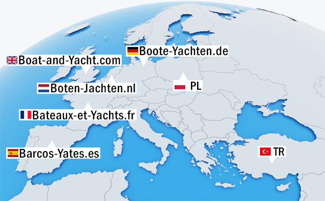 Bootspreise und länderspezifische Domains in Europa